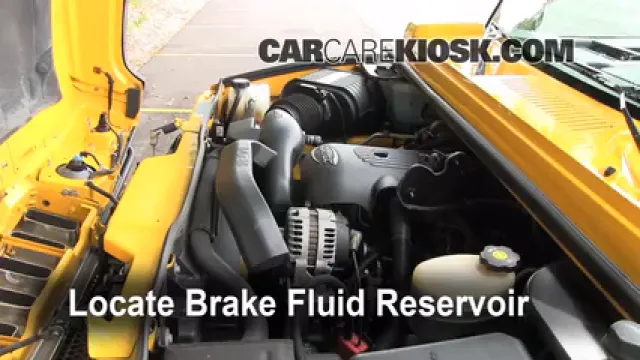 2003 Hummer H2 6.0L V8 Líquido de frenos Agregar fluido